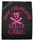 Nášivka GOOD CHARLOTTE nažehľovacia-Riot Girl