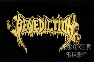 Nášivka BENEDICTION-žlté logo