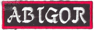 Nášivka ABIGOR vyšívaná-Logo