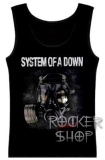 Tričko SYSTEM OF A DOWN dámsky top-Toxicity Mask