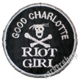 Nášivka GOOD CHARLOTTE nažehľovacia-White Riot Girl