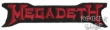 Nášivka MEGADETH nažehľovacia-Logo