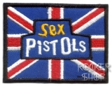 Nášivka SEX PISTOLS nažehľovacia-UK Flag