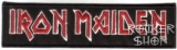 Nášivka IRON MAIDEN nažehľovacia-Red/White Logo