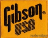 Nášivka GIBSON nažehľovacia-Yellow