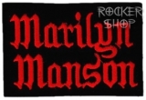 Nášivka MARILYN MANSON nažehľovacia-Logo