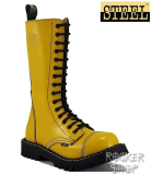 Topánky STEEL-15 dierkové žlté