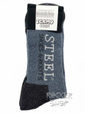 Ponožky STEEL-čierne