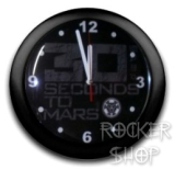 Nástenné hodiny 30 SECONDS TO MARS-Logo