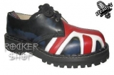 Topánky STEADY´S - 3 dierkové UK flag