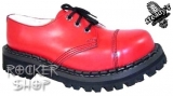 Topánky STEADY´S - 3 dierkové full red