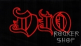 Nášivka DIO-červené logo