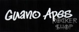 Nášivka GUANO APES-biele logo