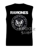 Tričko RAMONES pánske-Logo/bez rukávov