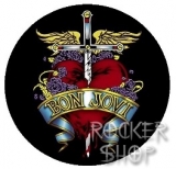 Odznak BON JOVI-Heart Logo
