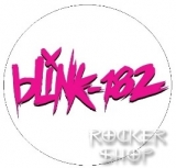 Odznak BLINK 182-Pink Logo