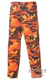 Nohavice MCALLISTER pánske kapsáče-oranžová maskovacia