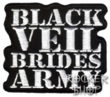 Nášivka BLACK VEIL BRIDES nažehľovacia-Army