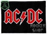 Nášivka AC/DC vyšívaná-Texlight Logo