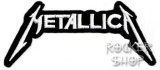 Nášivka METALLICA nažehľovacia-White Logo Cut
