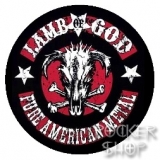Odznak LAMB OF GOD-Pure American Metal