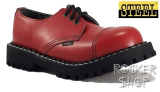 Topánky STEEL-3 dierkové červené
