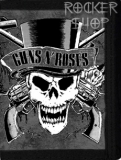 Peňaženka GUNS N´ROSES-Top Hat Skull BW