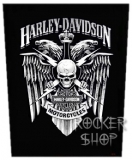Nášivka HARLEY DAVIDSON chrbtová-Motorcycles BW