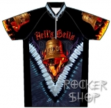 Dres AC/DC cyklistický pánsky-Hell´s Bells /voľný strih/