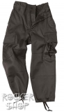 Nohavice detské kapsáče-čierne