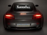 Nálepka HAMMERFALL na sklo-Logo
