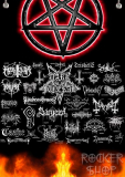 Vlajka BLACK METAL BANDS 