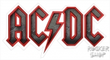  Nálepka AC/DC orezaná-Logo