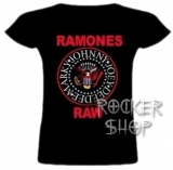 Tričko RAMONES dámske-Raw