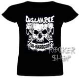 Tričko DISCHARGE dámske-UK Hardcore
