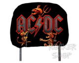Návlek na opierku hlavy AC/DC-Logo