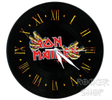 Nástenné hodiny IRON MAIDEN vinyl-Hands Logo
