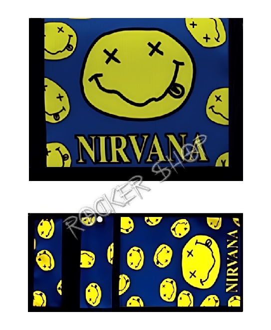 Peňaženka NIRVANA-Smiley Blue