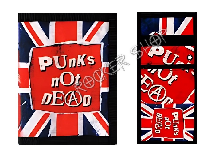 Peňaženka PUNKS NOT DEAD-UK Flag
