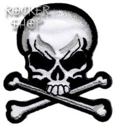 Nášivka SKULL nažehľovacia