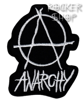 Nášivka ANARCHY nažehľovacia-Logo Cut