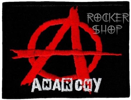 Nášivka ANARCHY nažehľovacia-Red A