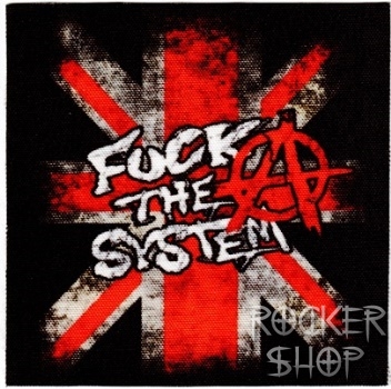 Nášivka FUCK THE SYSTEM foto