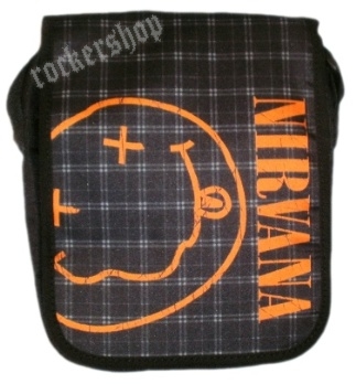 Taška NIRVANA-Smiley Checkered