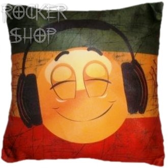 Vankúš RASTA SMILEY-Headphones
