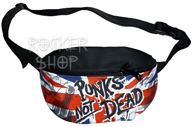 Taška PUNKS NOT DEAD bedrová-UK Flag