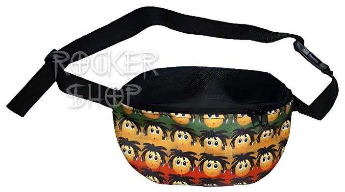 Taška SMILEYS bedrová-Dread And Headphones