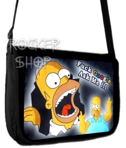 Taška HOMER SIMPSON-Fuck Google Ask Me!!!