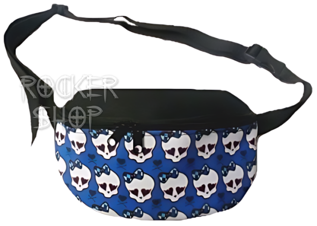 Taška SKULL BOW bedrová-Skulls