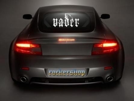 Nálepka VADER na sklo-Logo